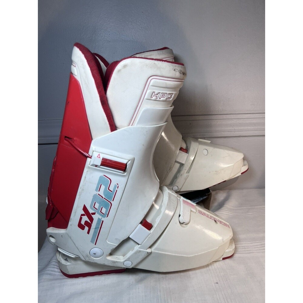 Salomon SX82 Rear Entry Ski Boots HPC Alpine Skiing Size 55 335 mm Vintage - Picture 2 of 6